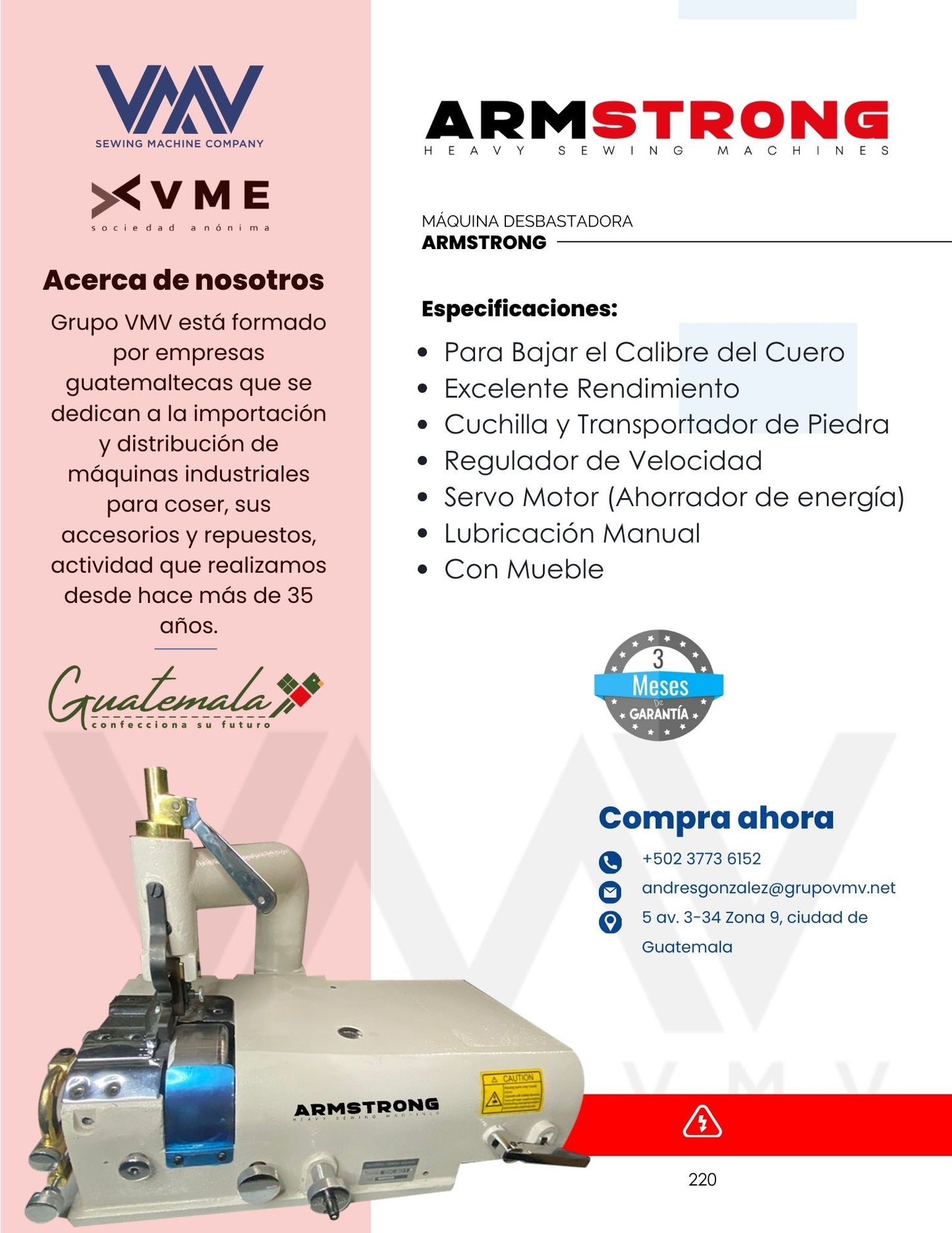 MÁQUINA DESBASTADORA