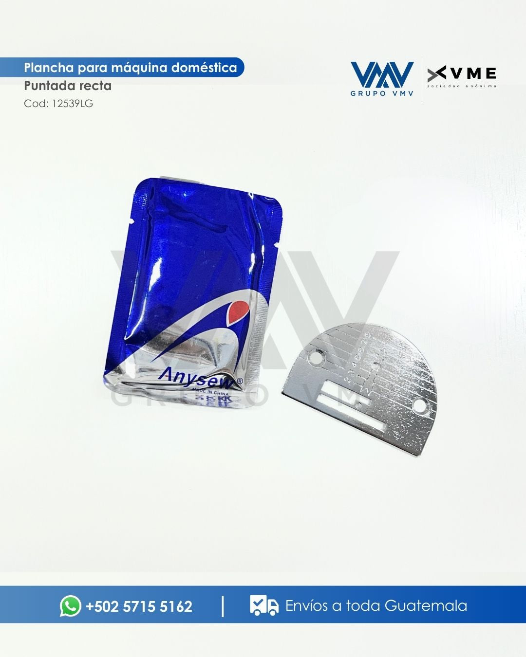 PLANCHA PARA MÁQUINA DOMÉSTICA COD:12536LG