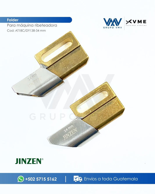 Folder de 34mm para máquina de coser  Ribeteradora