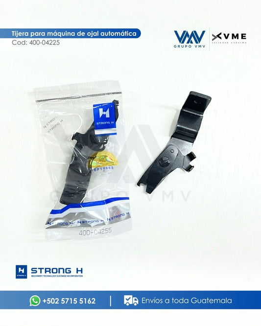 Tijera para máquina de coser de ojal automática