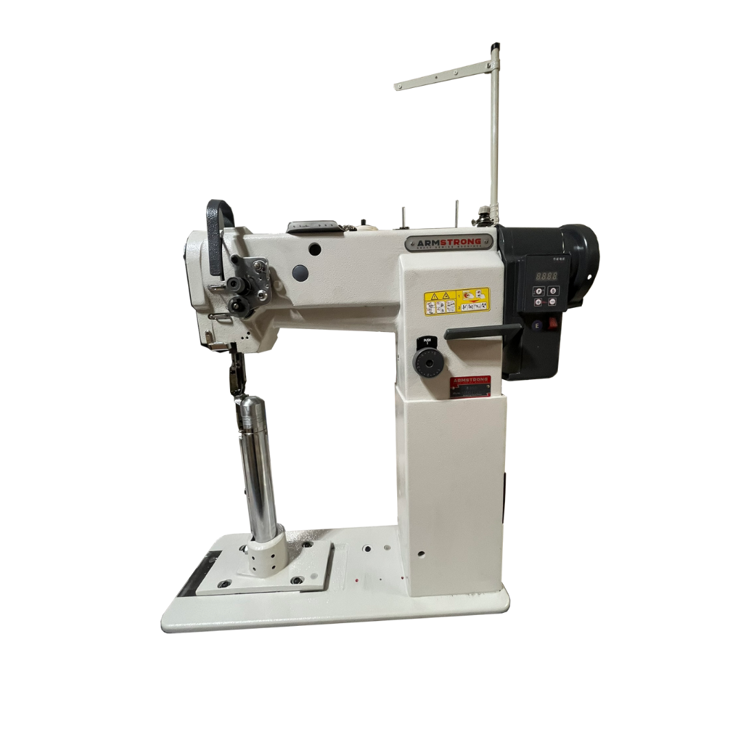 MÁQUINA DE COSER DE POSTE DE 1 AGUJA DE  TRIPLE ARRASTRE