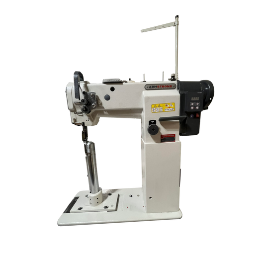 MÁQUINA DE COSER DE POSTE DE 1 AGUJA DE  TRIPLE ARRASTRE
