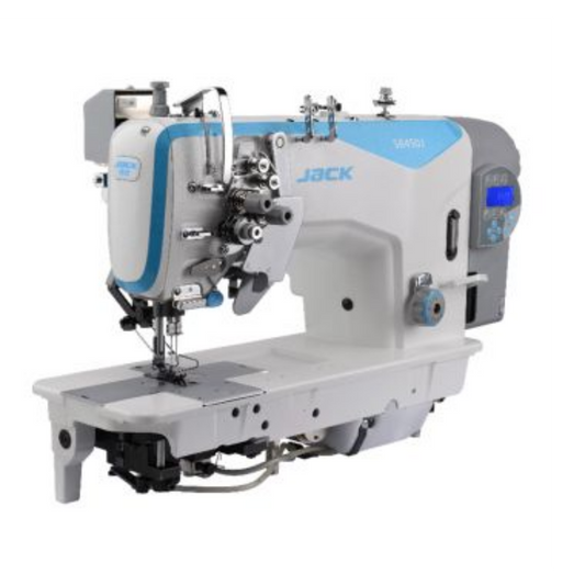 MÁQUINA DE COSER PLANA PUNTADA RECTA AUTOMÁTICA 2 AGUJAS SPLIT BAR JACK JK-58750J-405E