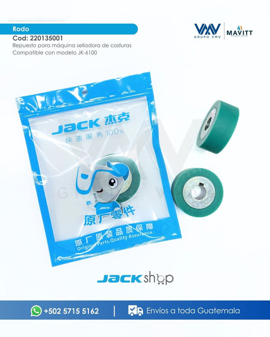 Rodo Repuesto para máquina selladora de costuras Compatible con modelo JK-6100