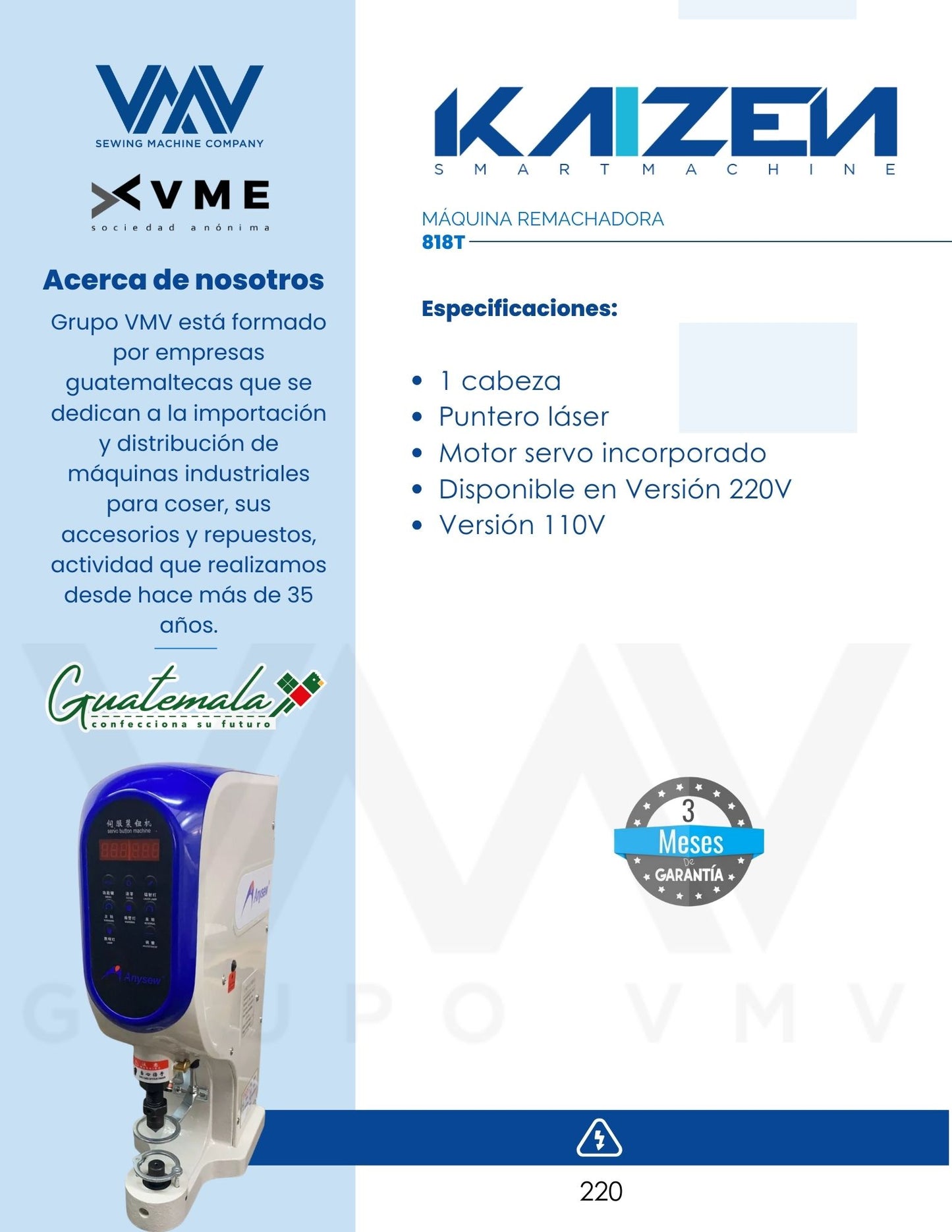 MÁQUINA REMACHADORA 818T