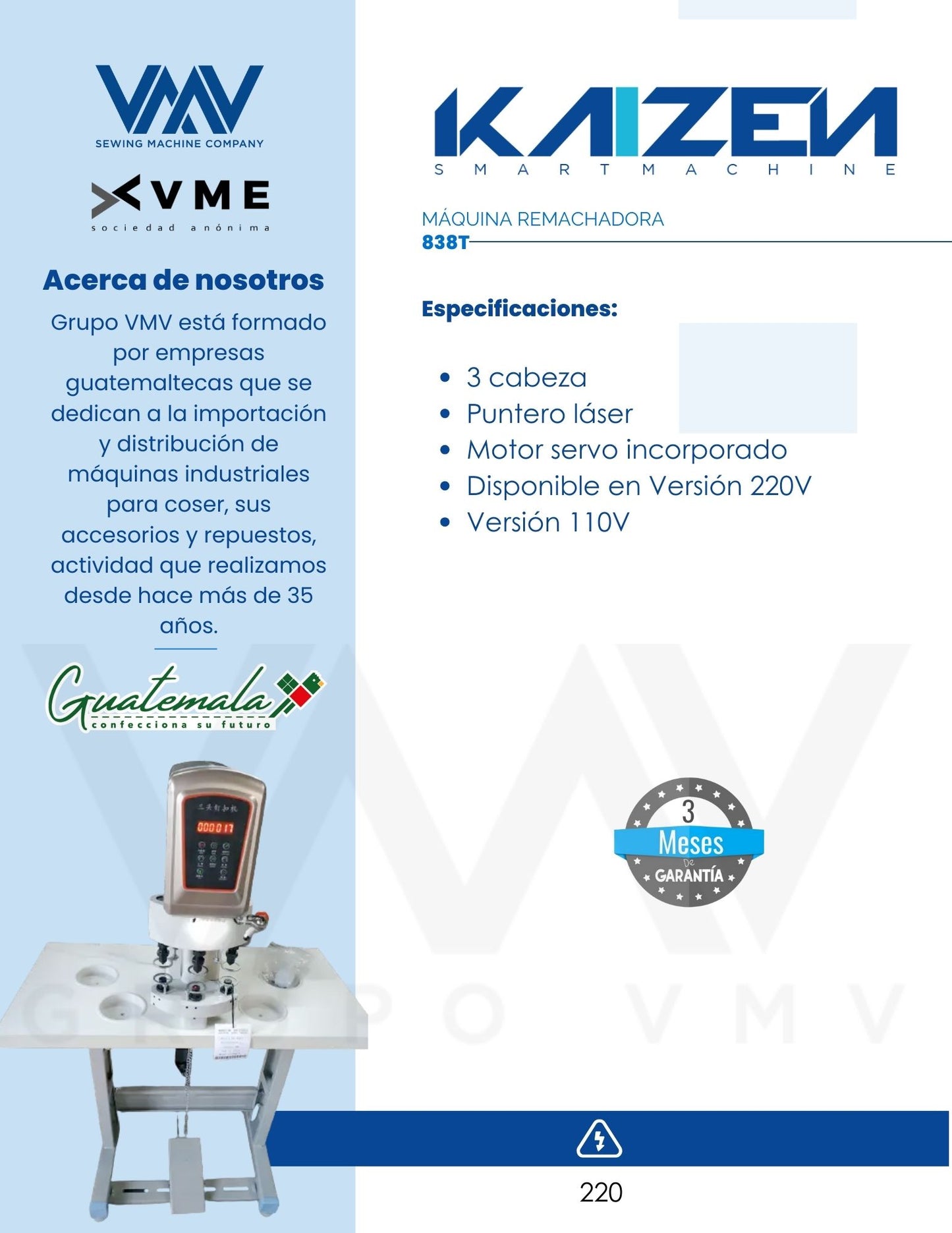MÁQUINA REMACHADORA 838T