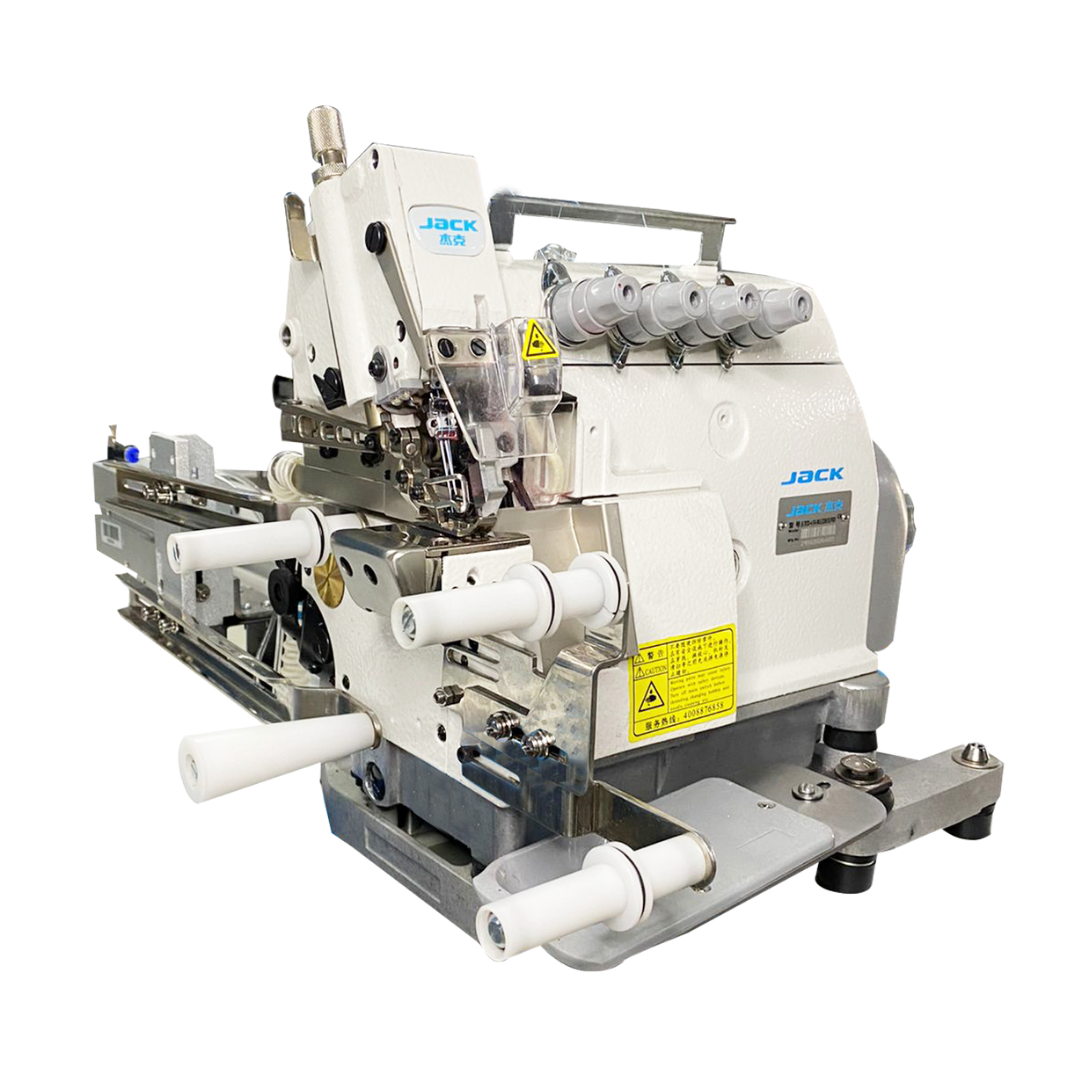 MÁQUINA OVERLOCK DE 4 HILOS CON PULLER NEUMÁTICO JACK JK-797DI-4-514-M03/333N/KS/FR01