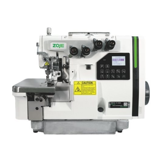 Máquina de coser Overlock de 4 hilos automática Neumática Zoje B8510-13MD4/02