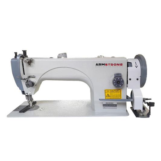 MÁQUINA DE COSER PLANA PUNTADA RECTA DOBLE ARRASTRE ARMSTRONG GC-302