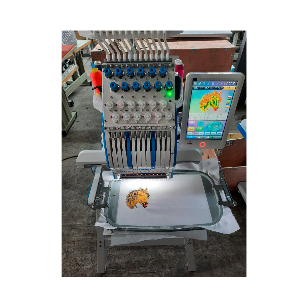 BORDADORA DE 1  CABEZA Y 12 COLORES KAIZEN K-1201