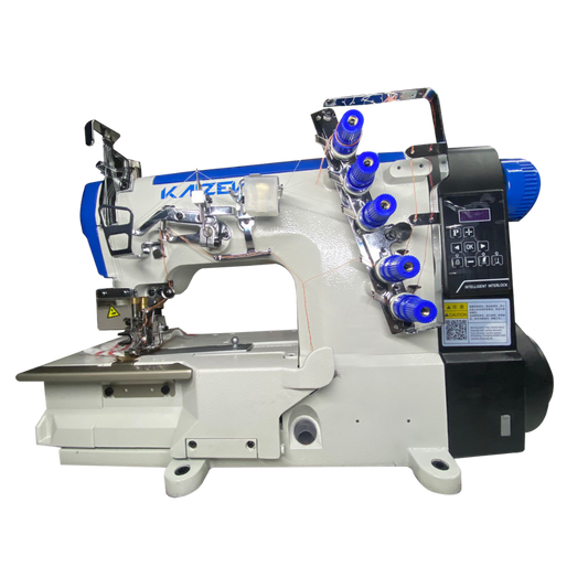MÁQUINA COLLARETERA CAMA PLANA KAIZEN W500