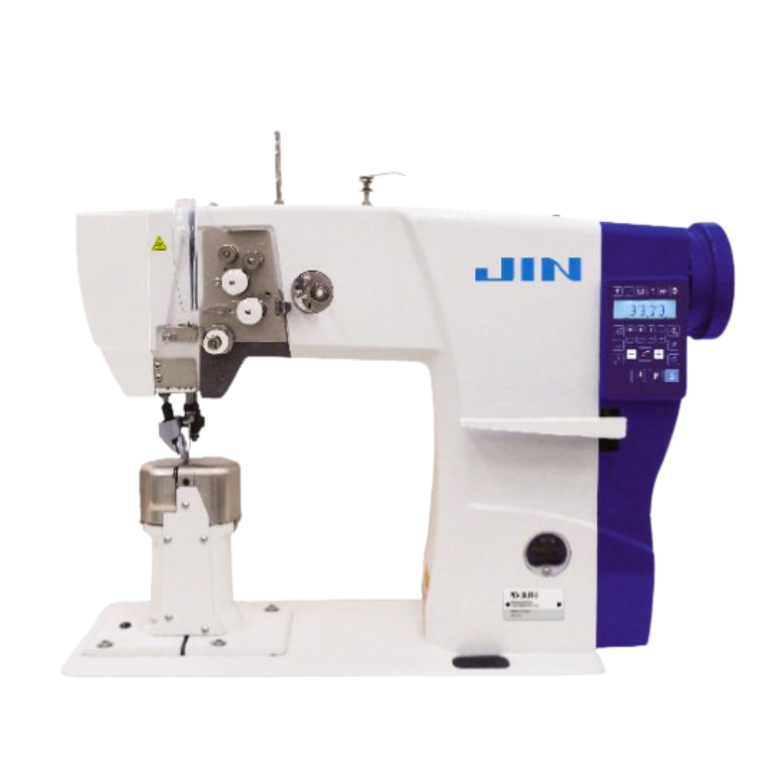 MÁQUINA DE COSER DE POSTE DE 2 AGUJAS JIN NA-35UT2K-AA