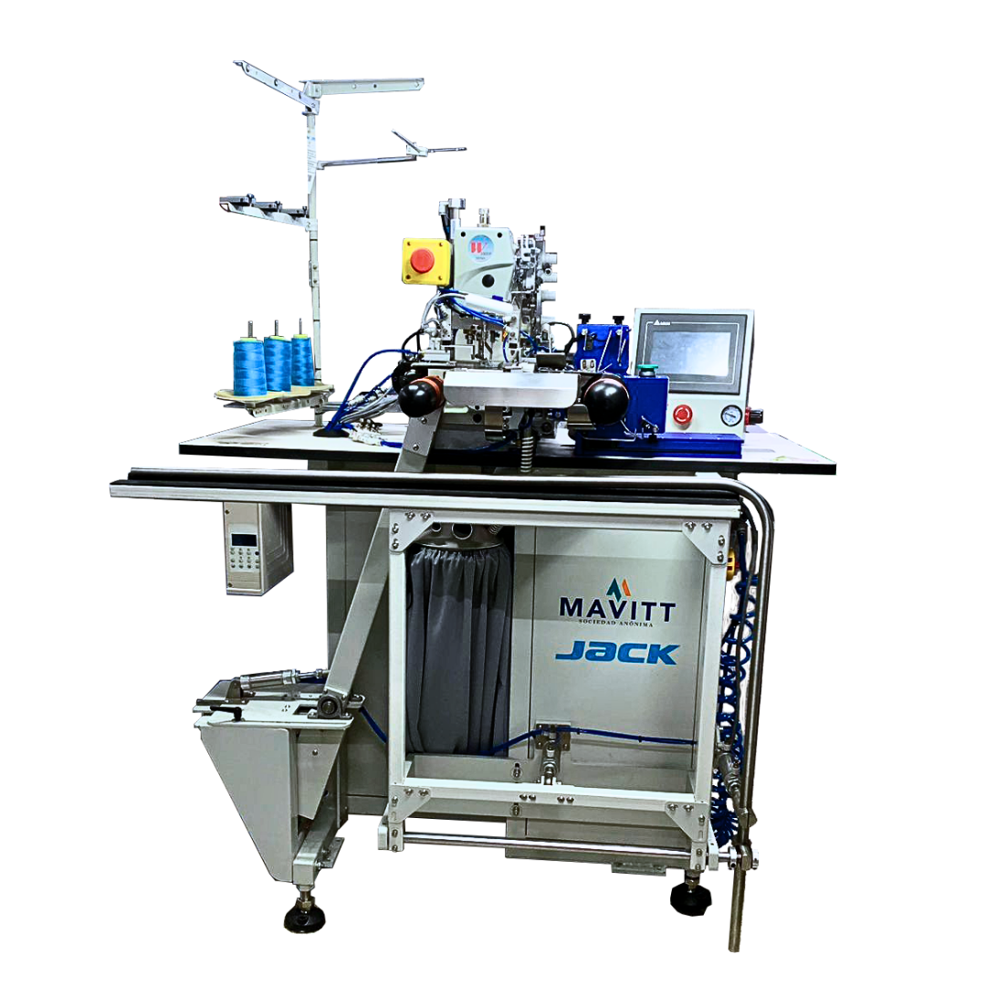 MÁQUINA AUTOMÁTICA PARA RUEDO DE PLAYERA JACK JK-AT510-2
