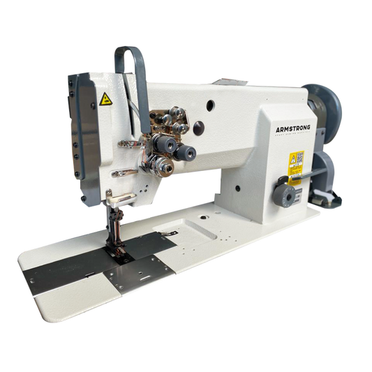 MÁQUINA DE COSER PLANA PUNTADA RECTA 2 AGUJAS & TRIPLE ARRASTRE ARMSTRONG 4420