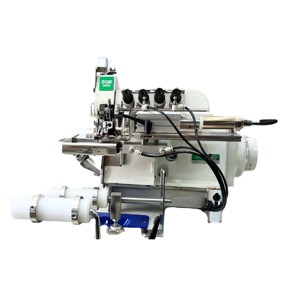 Máquina de coser Overlock Cilíndrica con puller Neumático.